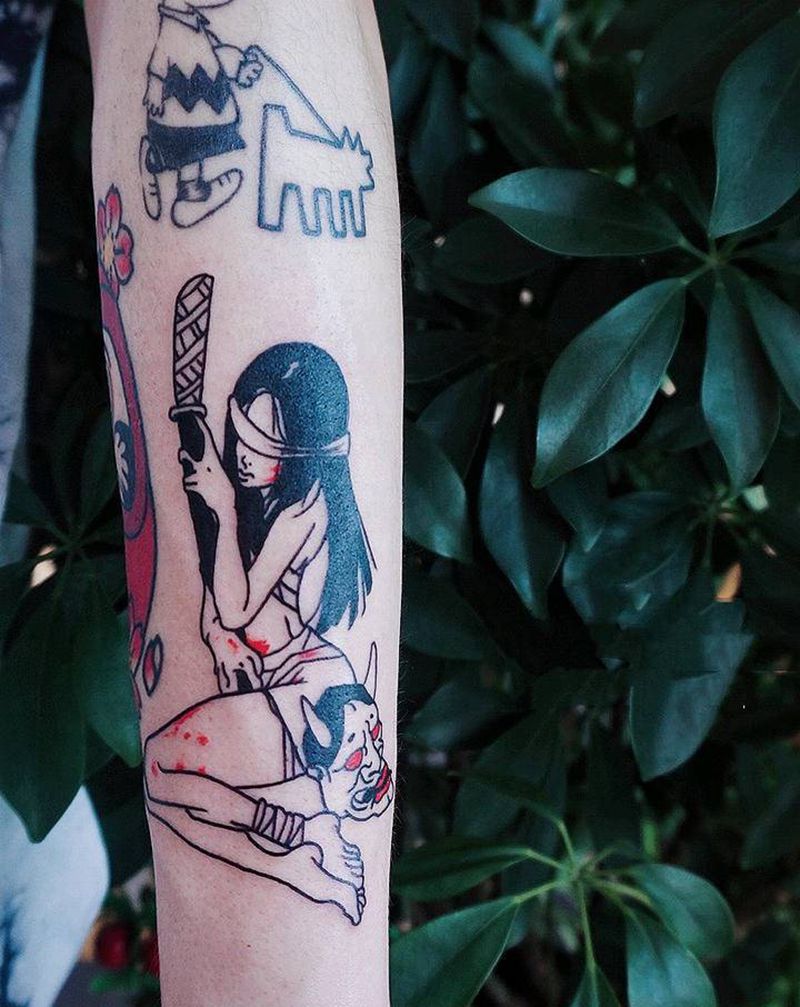 日式小图纹身图片_老传统纹身图案