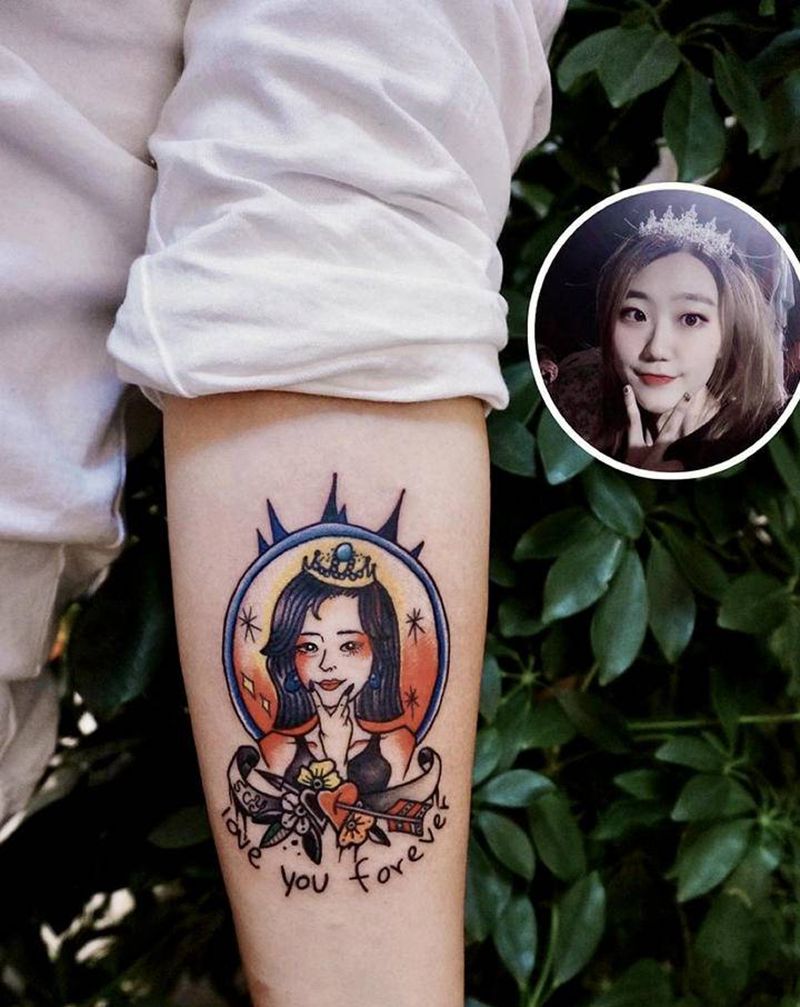 原创肖像照片纹身图片_New SchoolOld School纹身图案