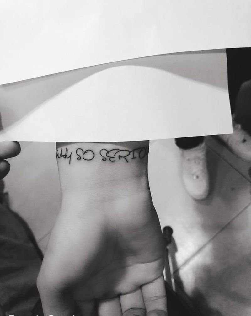 小清新字母纹身图片_手臂小清新纹身图案