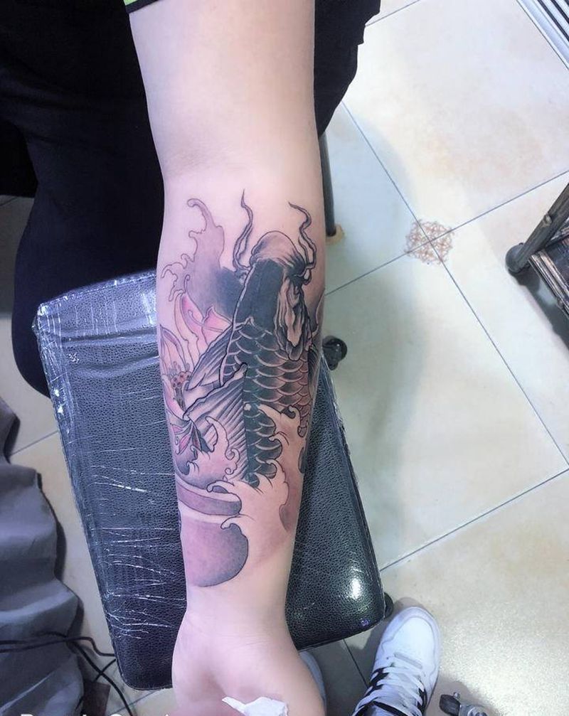 遮盖纹身图片_手臂新传统纹身图案