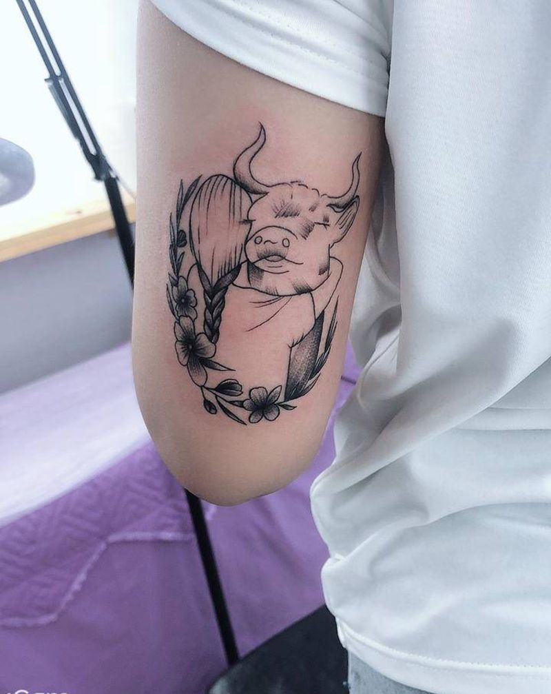 点刺纹身图片_手臂点刺纹身图案