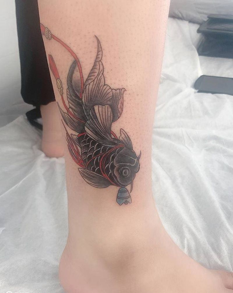 遮盖纹身图片_腿部新传统纹身图案