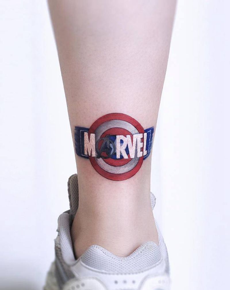 龙纹刻战刺青文化出品纹身图片_腿部纹身图案