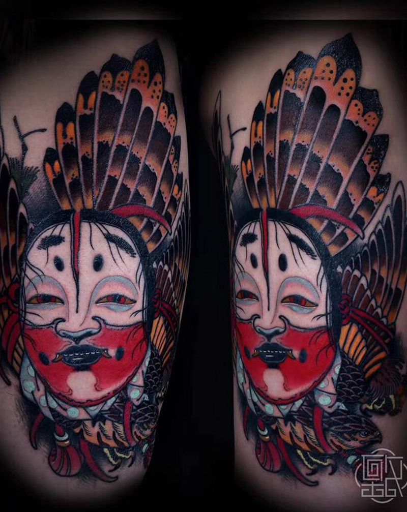 鹰纹身图片_新传统New School纹身图案