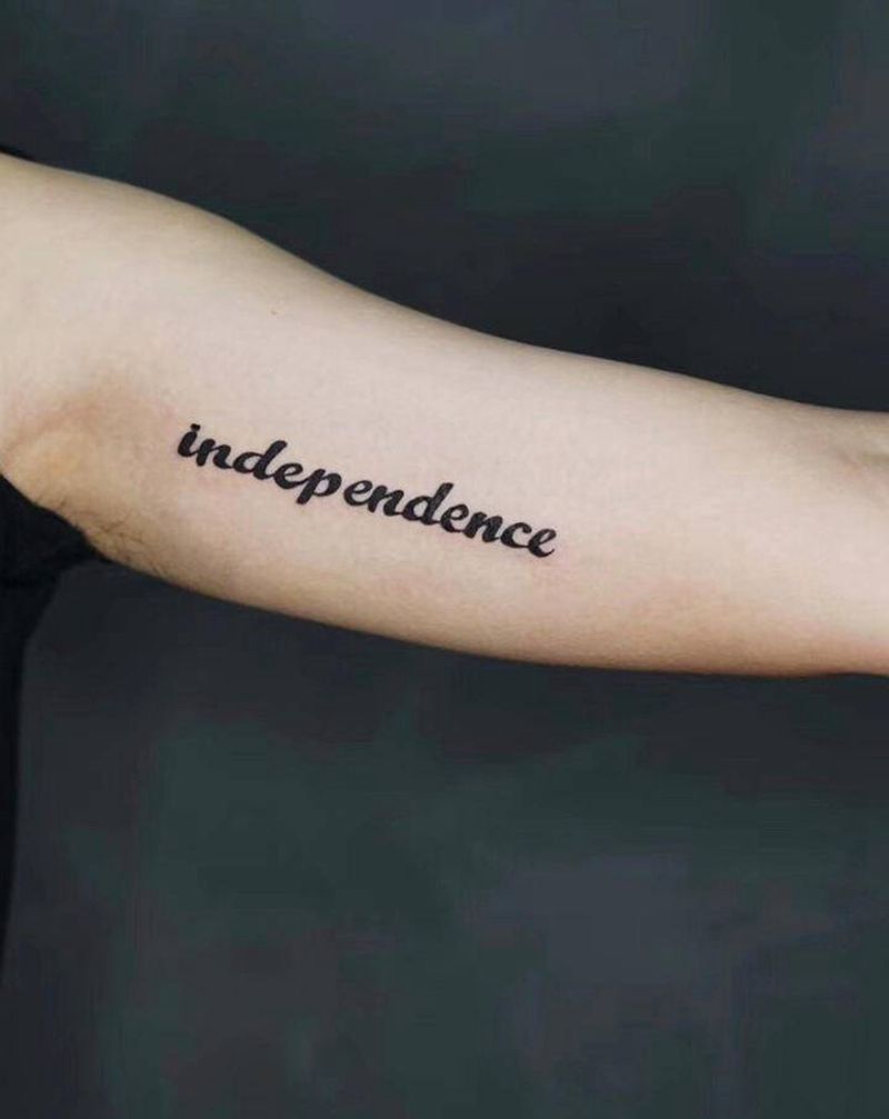 字母纹身图片_小清新纹身图案