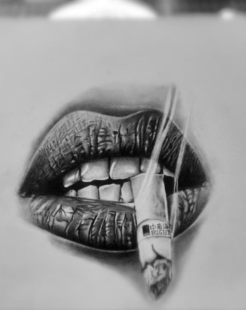 绘画作品纹身图片_手臂欧美写实纹身图案