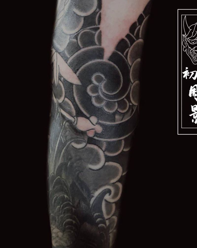 做个圈圈纹身图片_老传统纹身图案