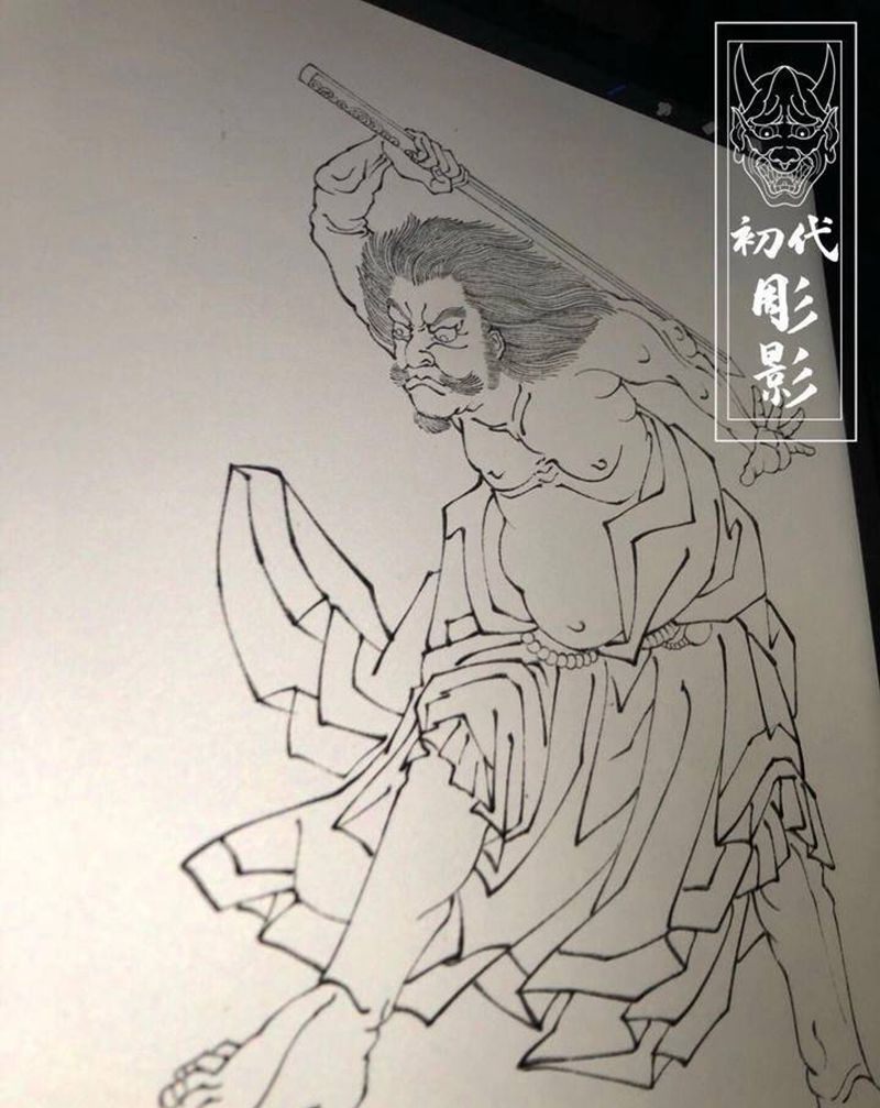 刘唐纹身图片_老传统纹身图案