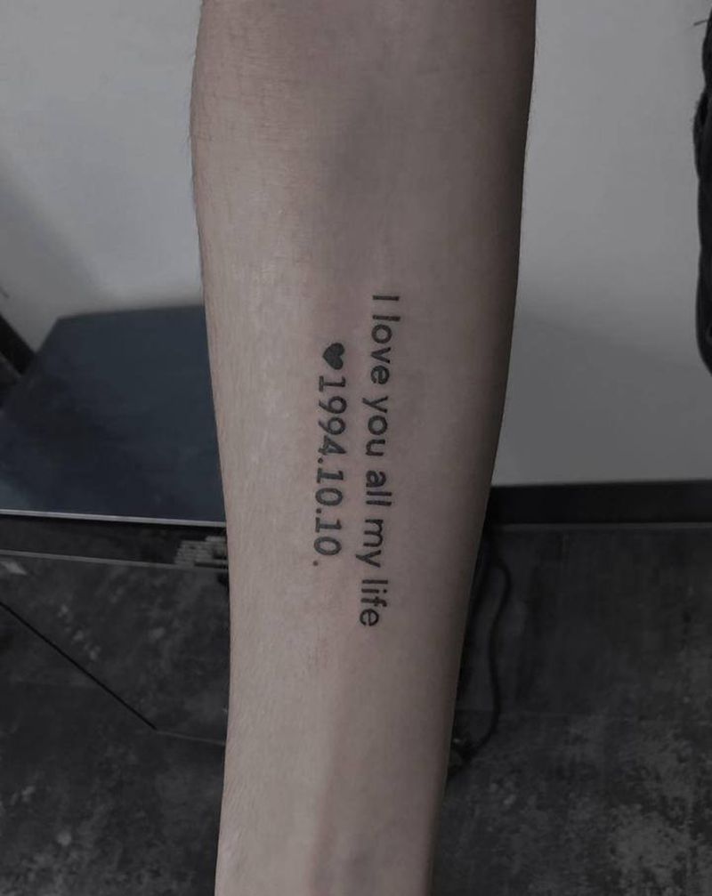 字母纹身图片_手臂纹身图案