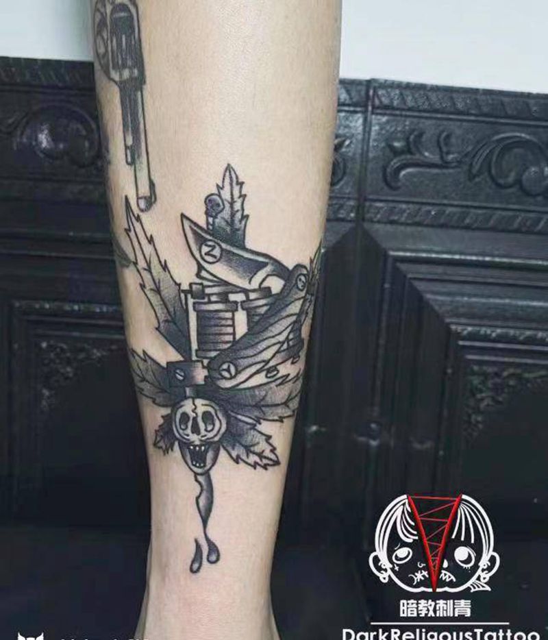 old school纹身机纹身图片_Old School纹身图案