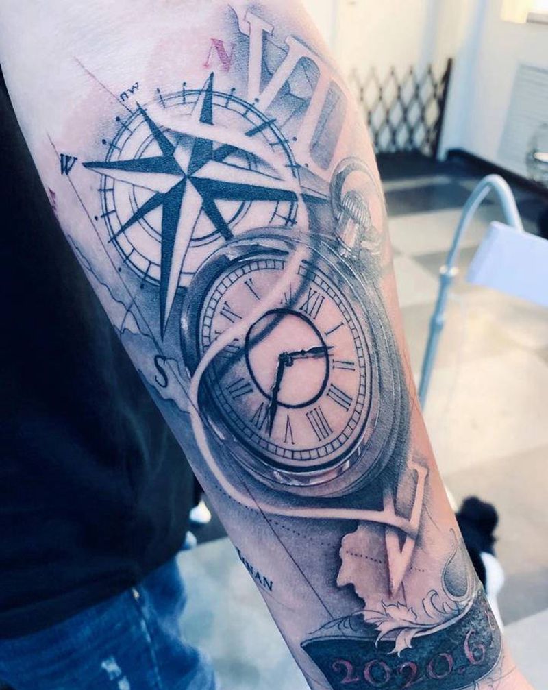 写实遮盖纹身图片_手臂欧美写实纹身图案