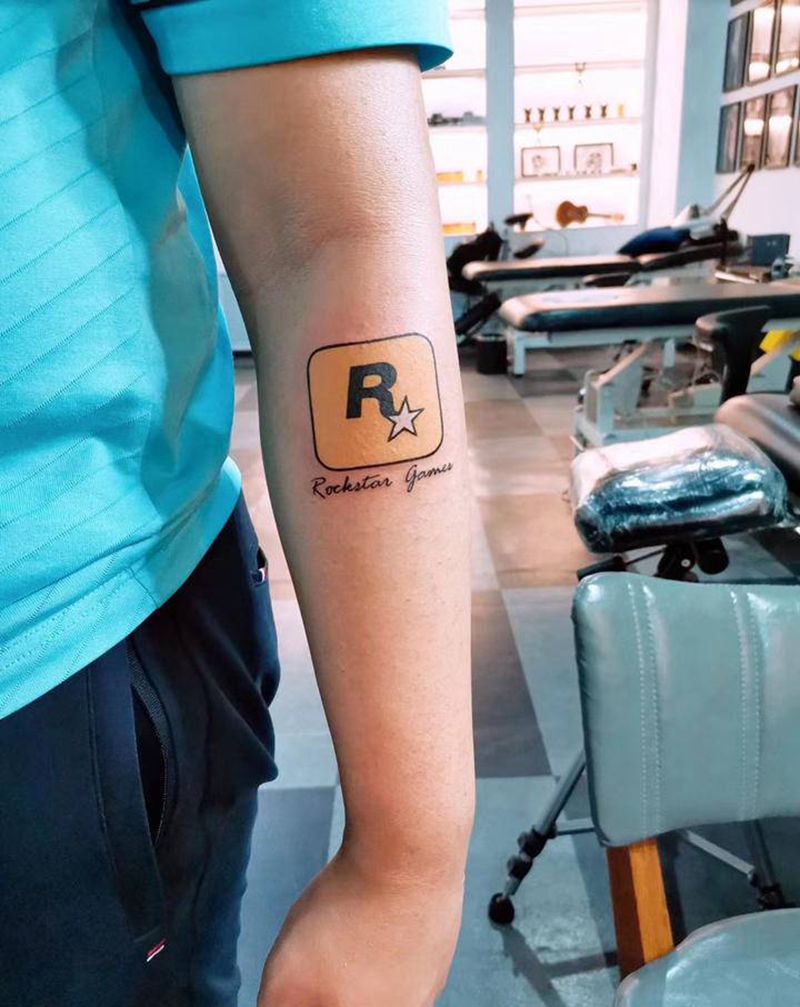 细微之处 见真功夫纹身图片_手臂几何纹身图案