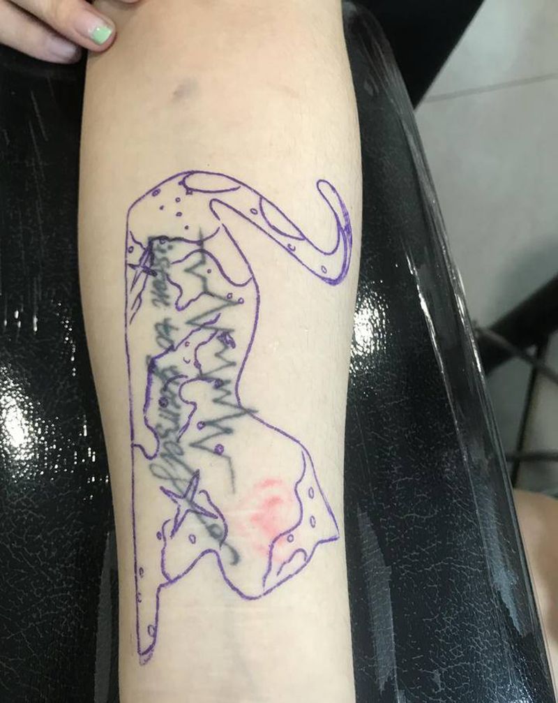 重彩遮盖纹身图片_遮盖纹身图案