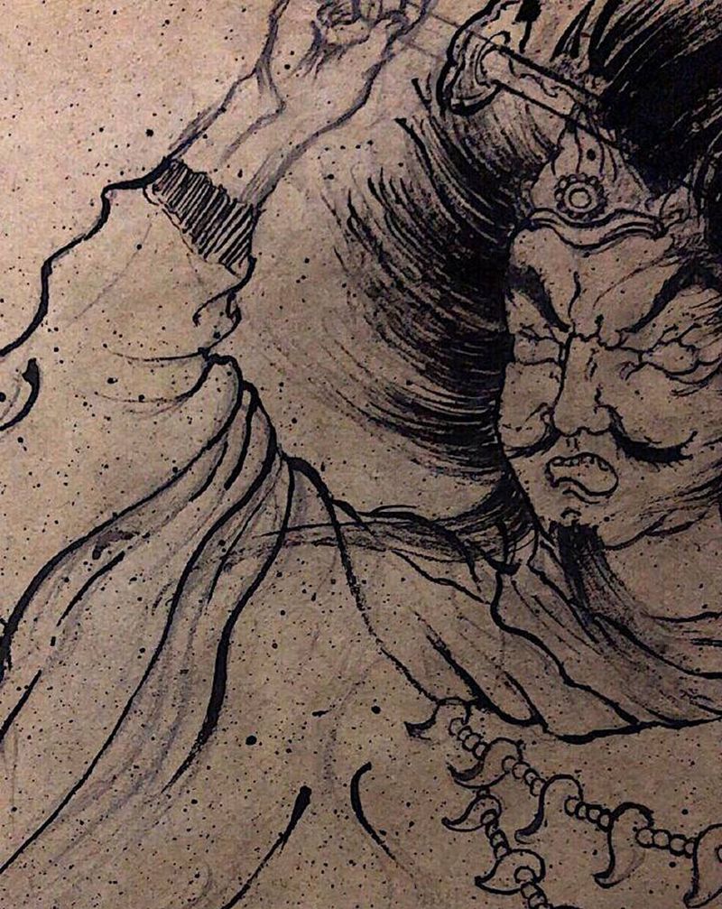 ◎ l纹身图片_背部手臂新传统老传统纹身图案