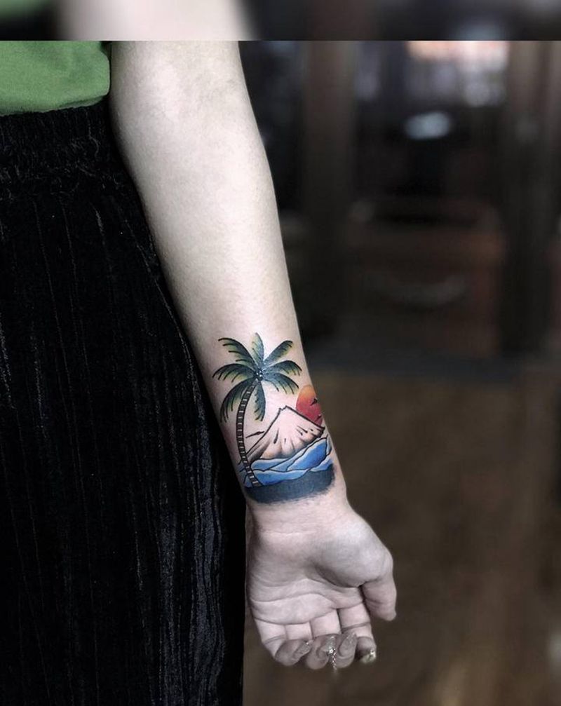 school纹身图片_手臂Old School纹身图案