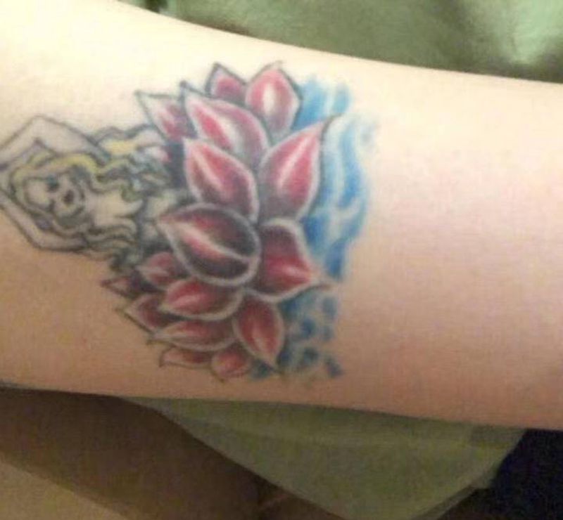 遮盖（肩膀）纹身图片_手臂欧美写实纹身图案