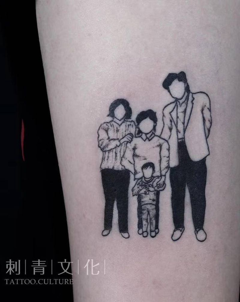 极简纹身图片_手臂欧美写实纹身图案