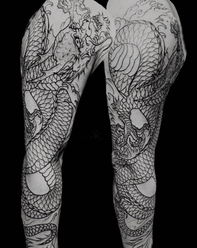 花臂纹身图片_肩部手臂老传统纹身图案