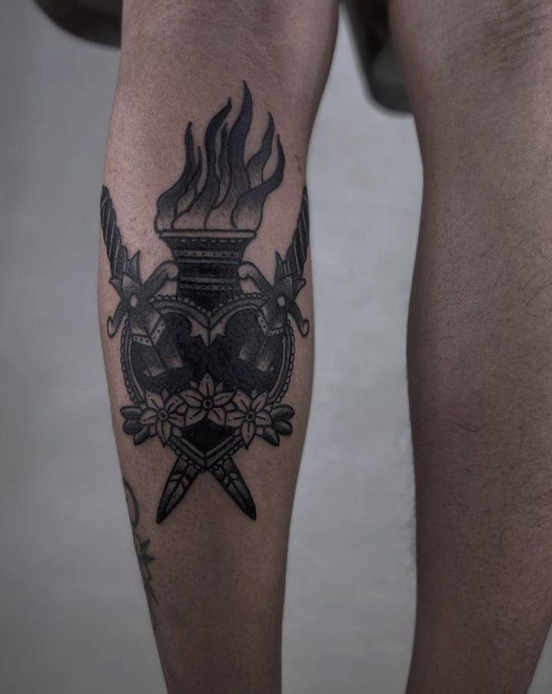 school纹身图片_手臂New SchoolOld School纹身图案