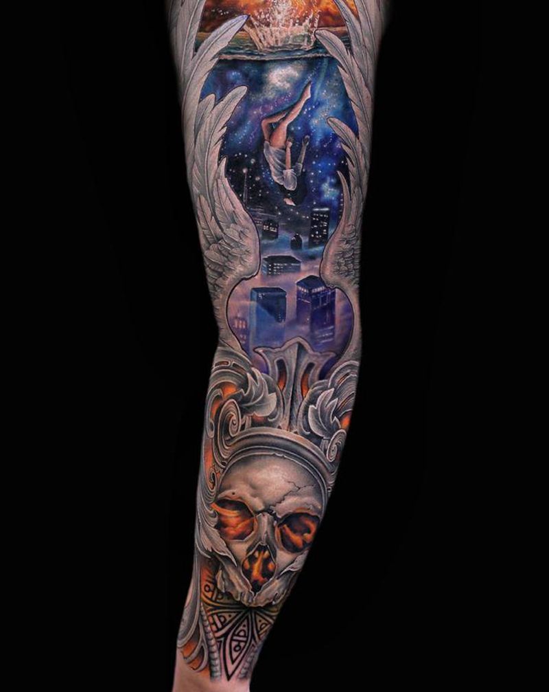 初始的地方纹身图片_手臂手部欧美写实Old School纹身图案