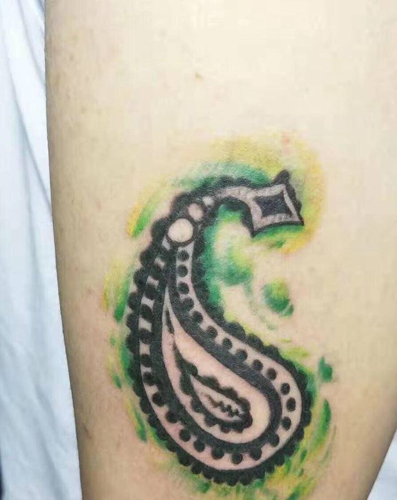 暴雨纹身图片_手臂纹身图案