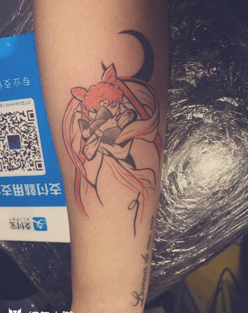 水冰月纹身图片_手臂New School纹身图案