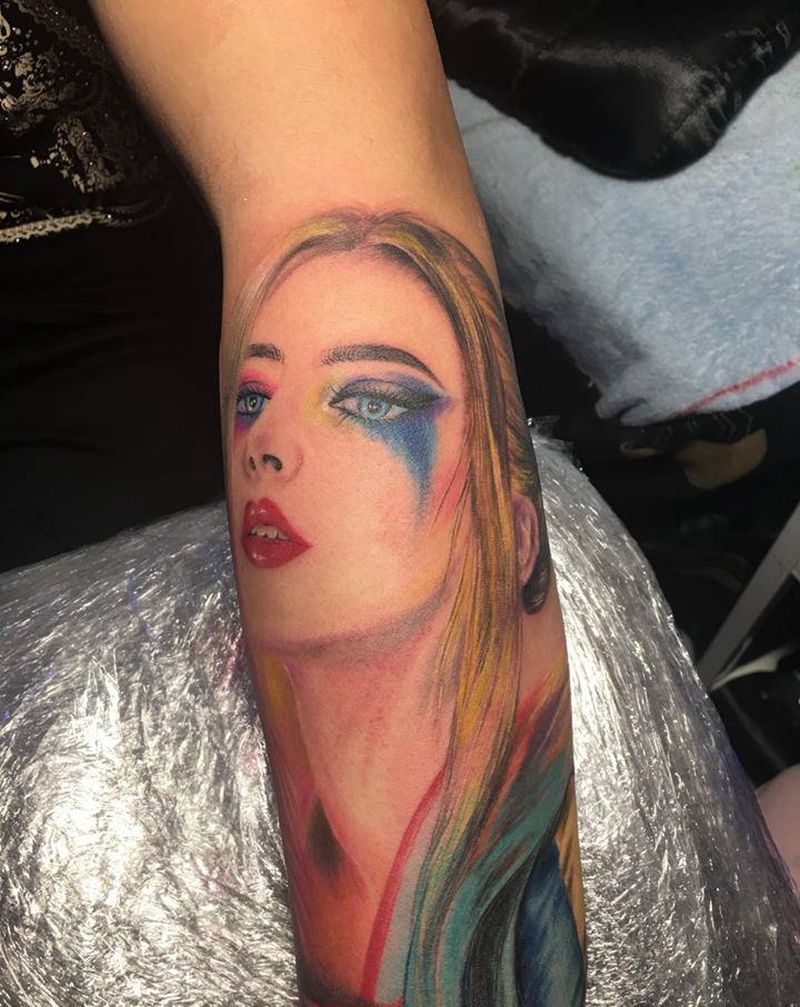 丑纹身图片_欧美写实纹身图案