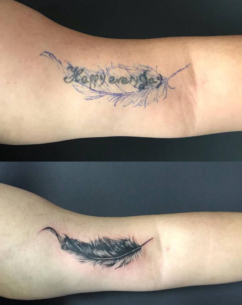 遮盖纹身图片_手臂纹身图案