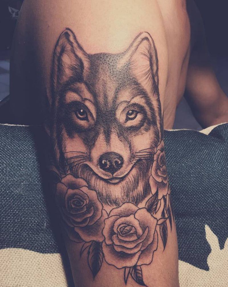 花纹身图片_手臂纹身图案