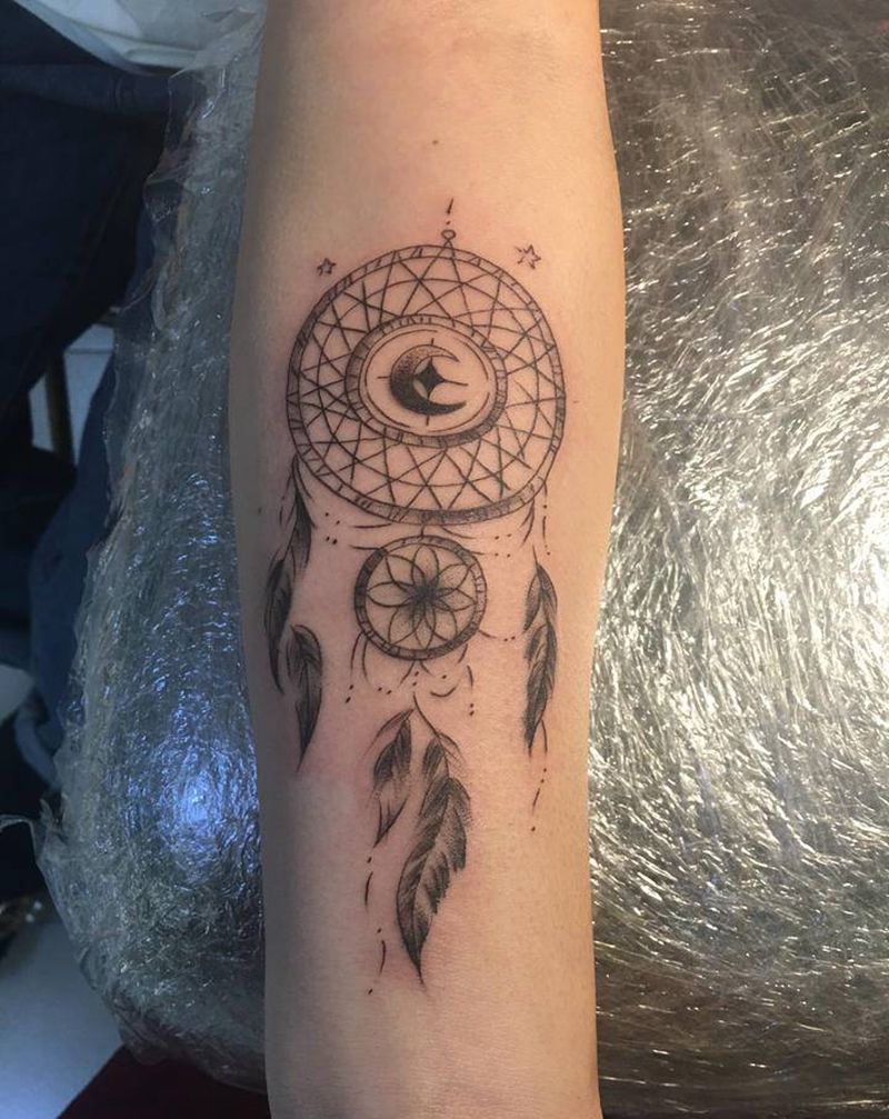 梦纹身图片_手臂纹身图案