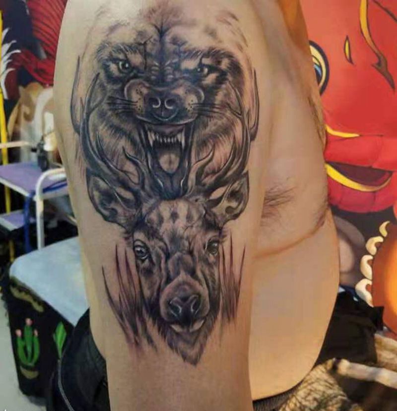 进步空间很大纹身图片_手臂纹身图案