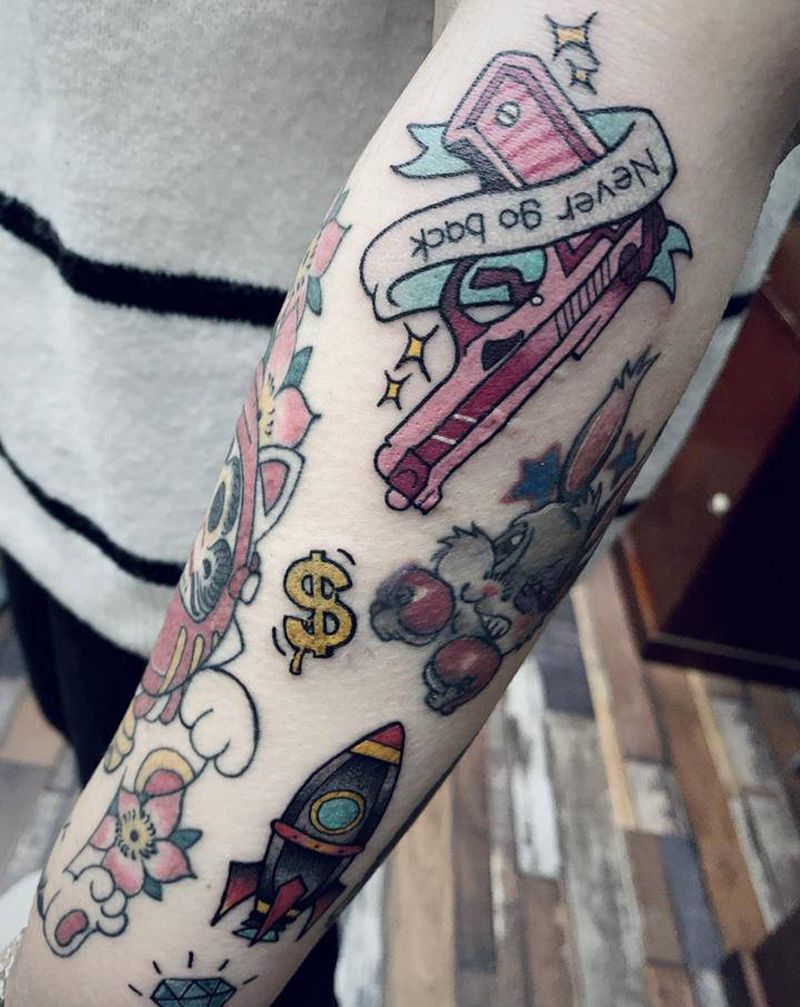 嘿！整个花臂吗？纹身图片_手臂纹身图案