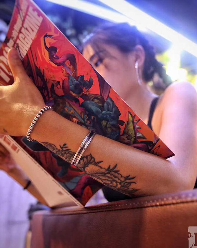 雕金堂刺青纹身图片_手部颈部新传统New School纹身图案