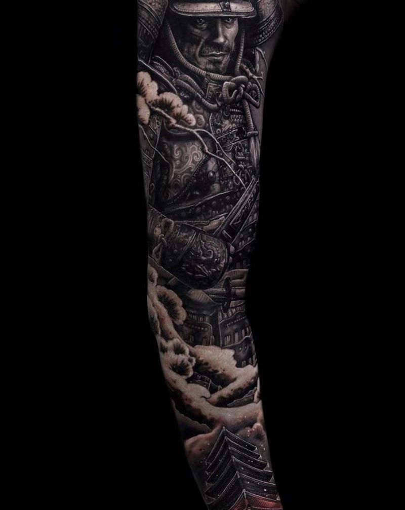 《武侠》纹身图片_手部手臂几何欧美写实纹身图案