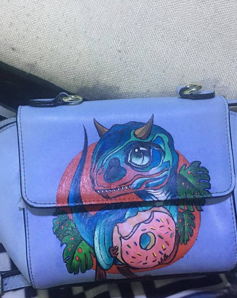 手绘纹身图片_腹部纹身图案