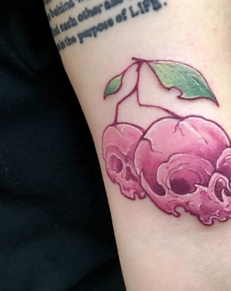 小☠️纹身图片_腹部腰部Old School纹身图案