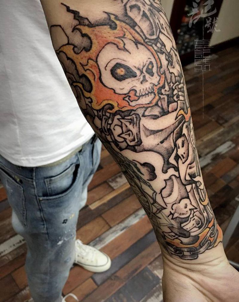 上海市纹身师-宫先生的纹身作品集