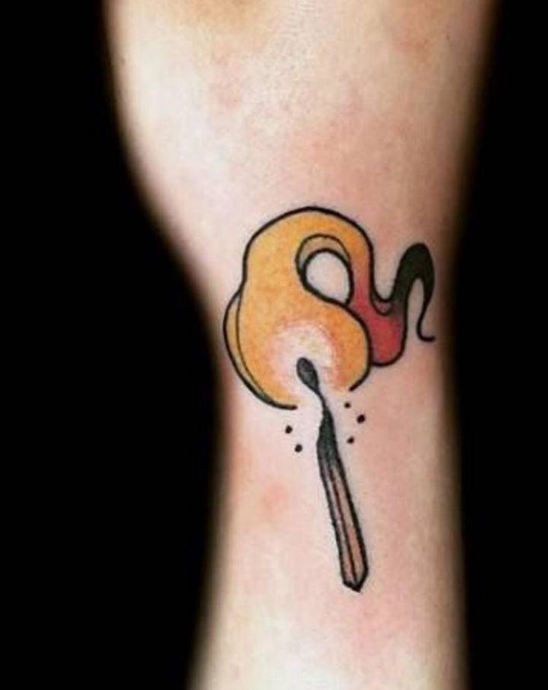 小小的温暖纹身图片_手臂Old School纹身图案