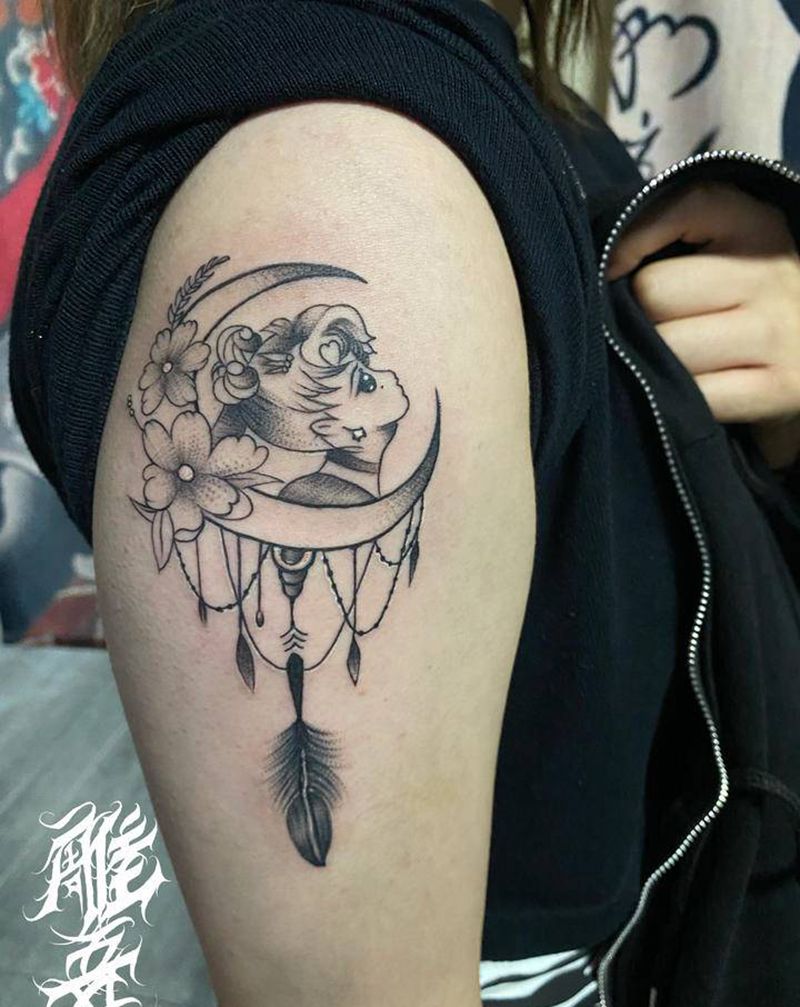 美少女战士纹身图片_手臂New School纹身图案