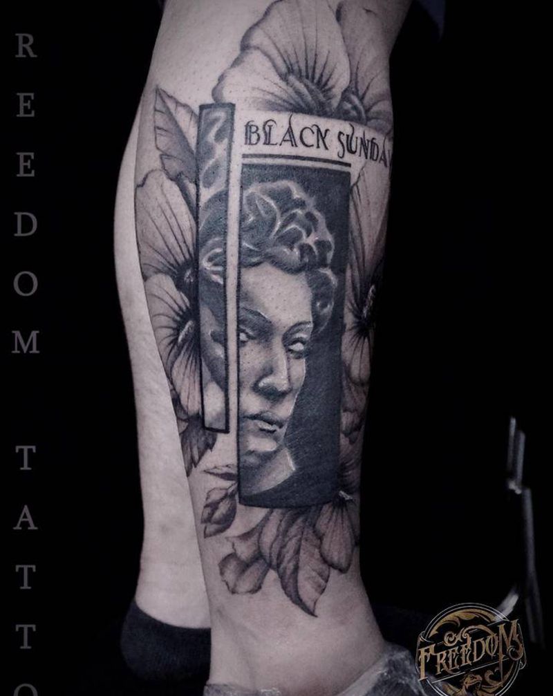 雕塑修改纹身图片_腿部欧美写实修改旧图添加纹身图案