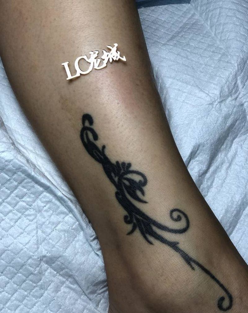 莲花遮盖作品有纹身图片_遮盖纹身图案