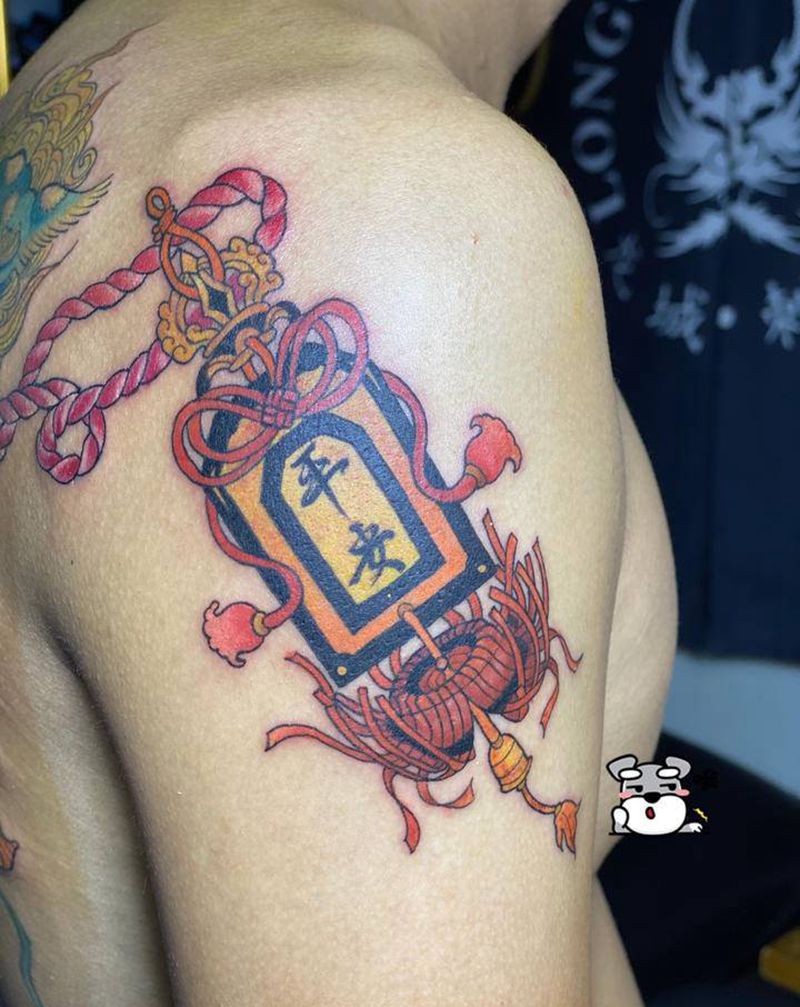 福牌未完成纹身图片_手臂背部新传统纹身图案