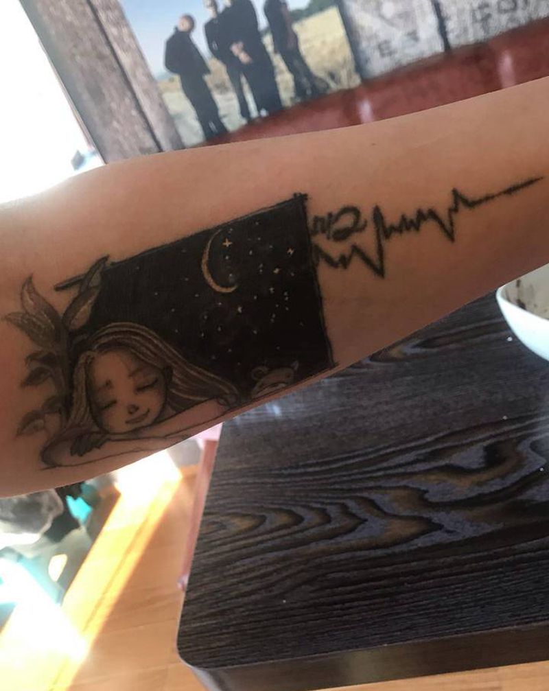 遮盖恢复后纹身图片_手臂纹身图案