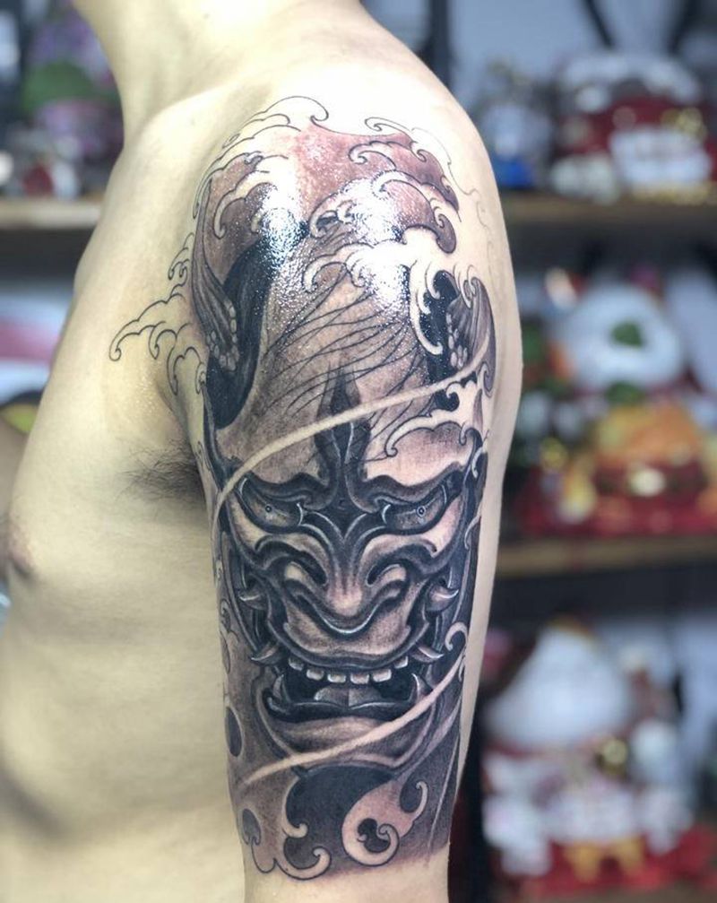 般诺纹身图片_手臂纹身图案