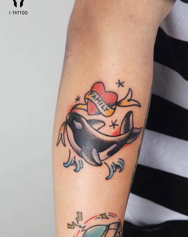 Oldschool纹身图片_手臂Old School纹身图案