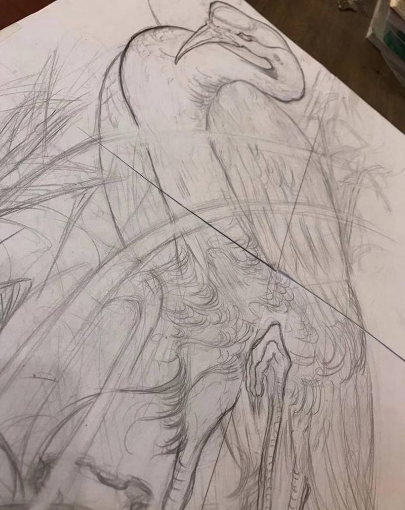 传统风格花臂纹身图片_手臂新传统纹身图案