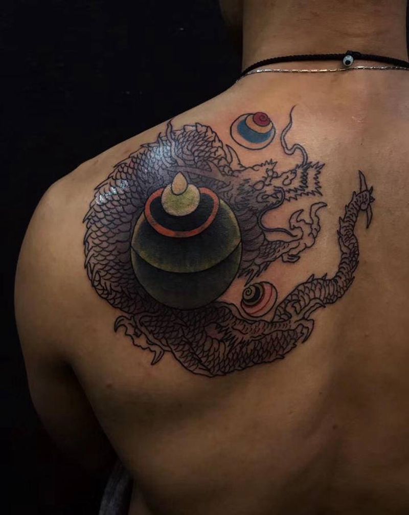 覆盖纹身纹身图片_肩部手臂纹身图案