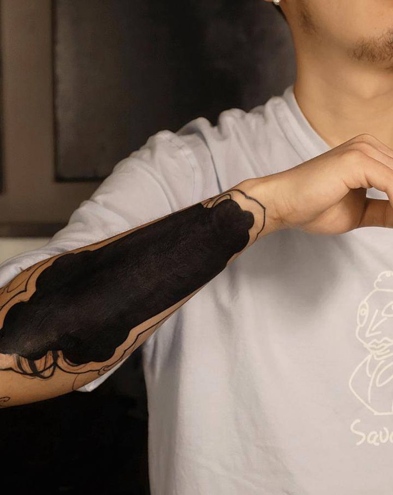 STONE  GARDE N纹身图片_手臂新传统纹身图案