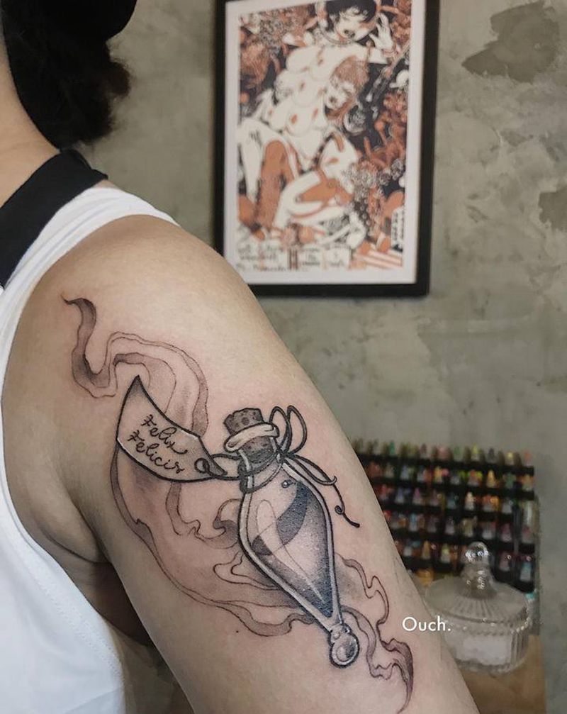 福灵剂纹身图片_手臂纹身图案