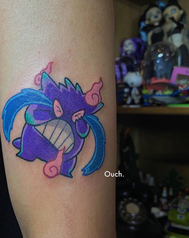 耿鬼纹身图片_手臂纹身图案